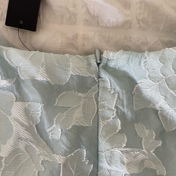 Lulu's Exquisite Moments light blue jacquard Sheath Mini Dress - Picture 11 of 14